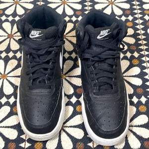 Nike Court Vision Mid Next Nature Black/White size 9